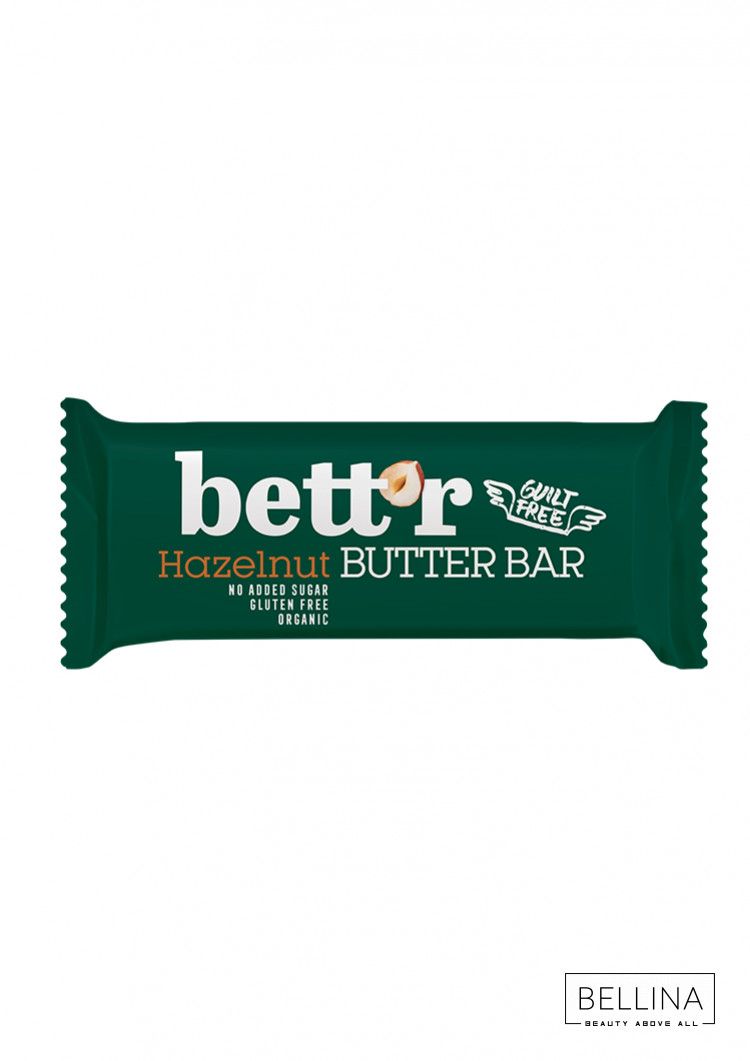 Органски бар со таан од лешници без додаден шеќер - 30 гр.