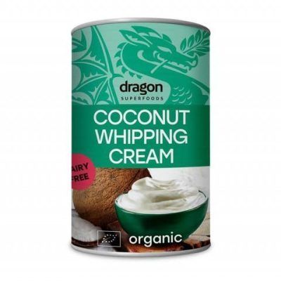 Органска растителна шлаг крема од кокос - 400 мл.