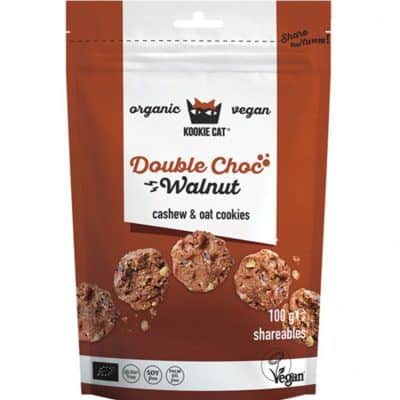 Органски безглутенски мини колачиња со дупло чоколадо и ореви - 100 гр.