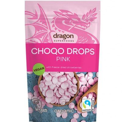 Органски зрна од чоколадо и јагода - 200 гр.