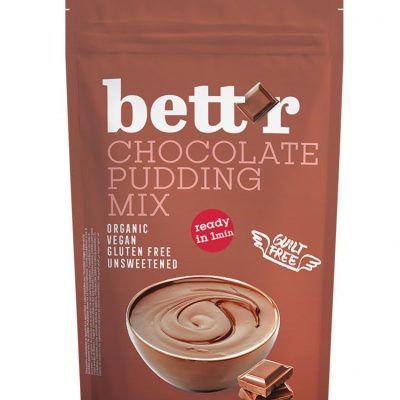 Органски безглутенски пудинг од чоколадо без додаден шеќер - 200 гр.