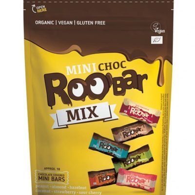 Органски микс од мини чоколадни барови - 180 гр.