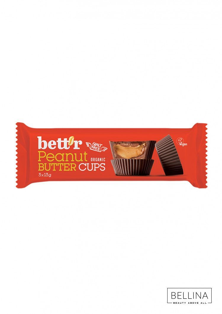 Органско пралине со фил од путер од кикирики - 39 гр.