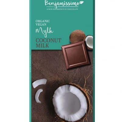 Органско безглутенско чоколадо со кокосово млеко - 60 гр.