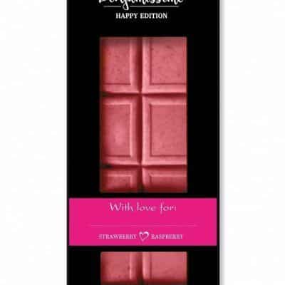 Органско безглутенско чоколадо со јагода и малина - 60 гр.