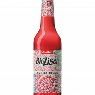 Органски газиран сок од малини и црни рибизли - 330 мл.