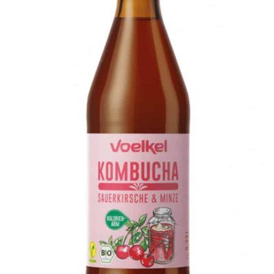 Органска комбуха со вишни и нане - 330 мл.