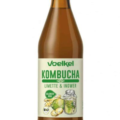 Органска комбуха со лимета и ѓумбир - 330 мл.