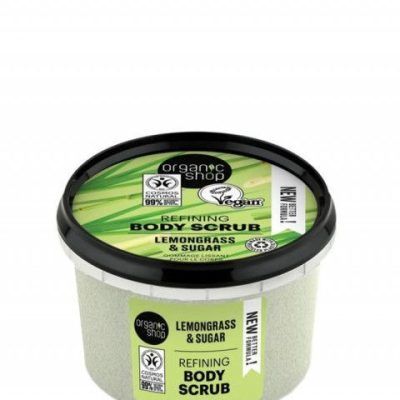 Пилинг за тело од лимонова трева и шеќер - 250 мл.