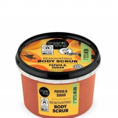 Пилинг за тело од папаја и шеќер - 250 мл.