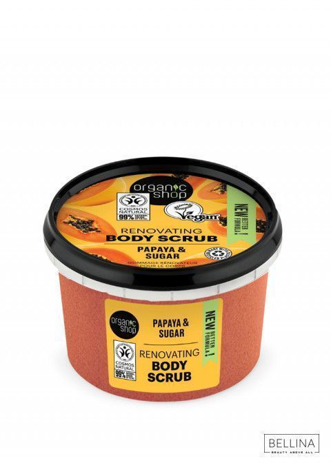 Пилинг за тело од папаја и шеќер - 250 мл.