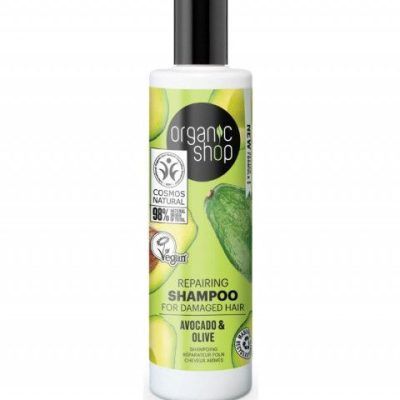 Шампон за оштетена коса од авокадо и маслинки - 280 мл.
