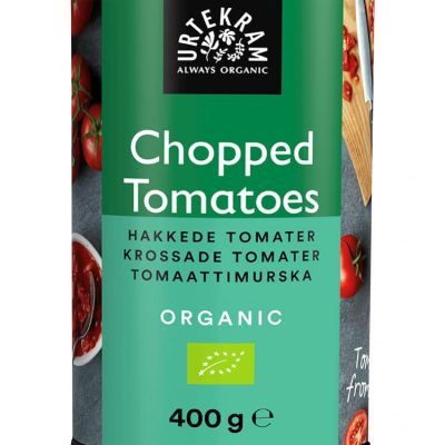 Органски сецкани домати во конзерва - 400 гр.