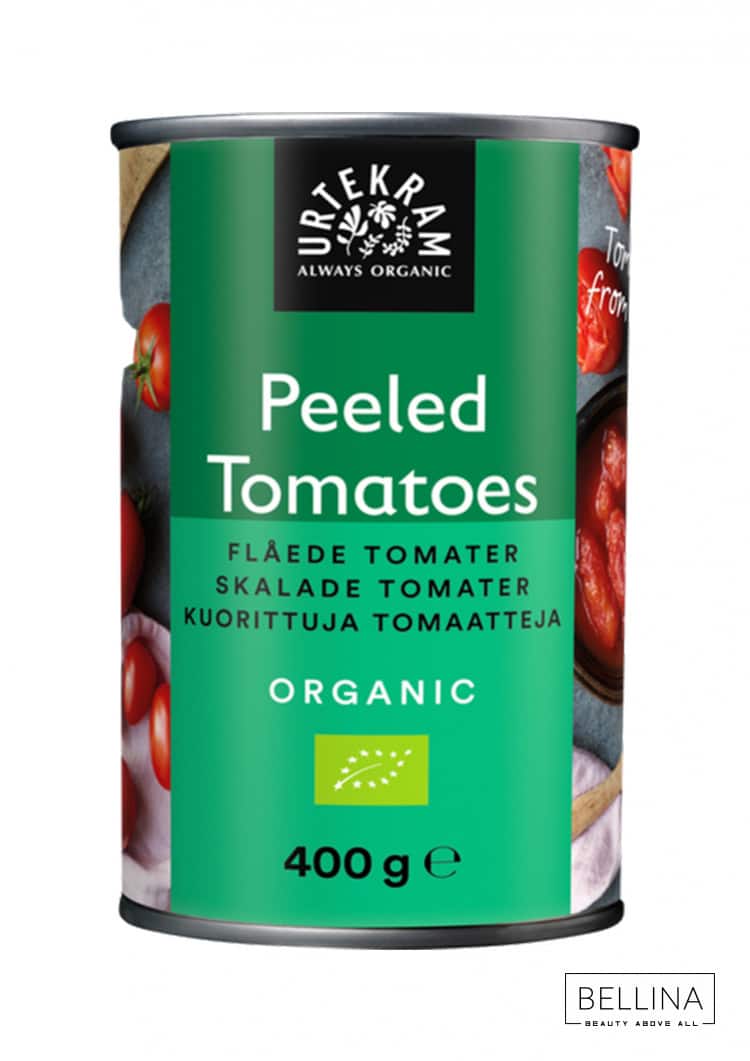 Органски лупени домати во конзерва - 400 гр.