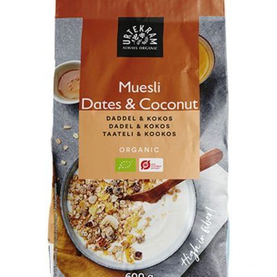 Органски мусли со урми и кокос - 600 гр.