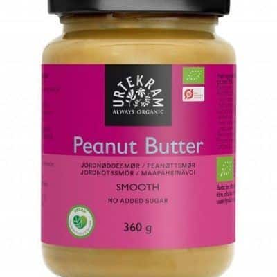 Органски кремаст путер од кикирики без додаден шеќер - 360 гр.