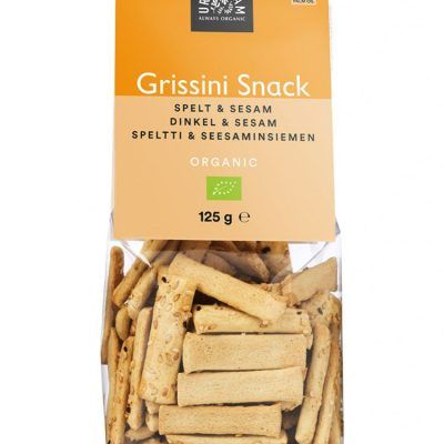 Органски грисини од спелта со сусам - 125 гр.