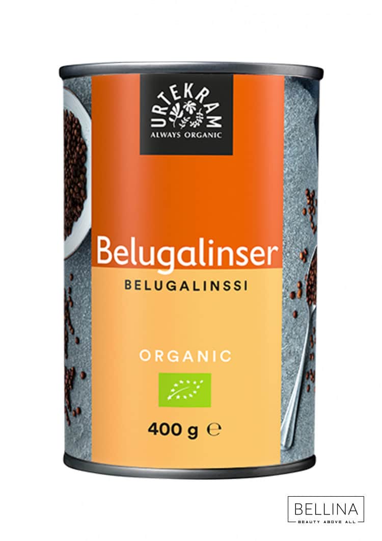 Органска црна леќа во конзерва - 400 гр.