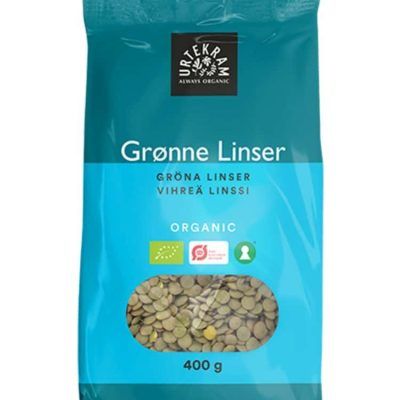 Органска зелена леќа - 400 гр.