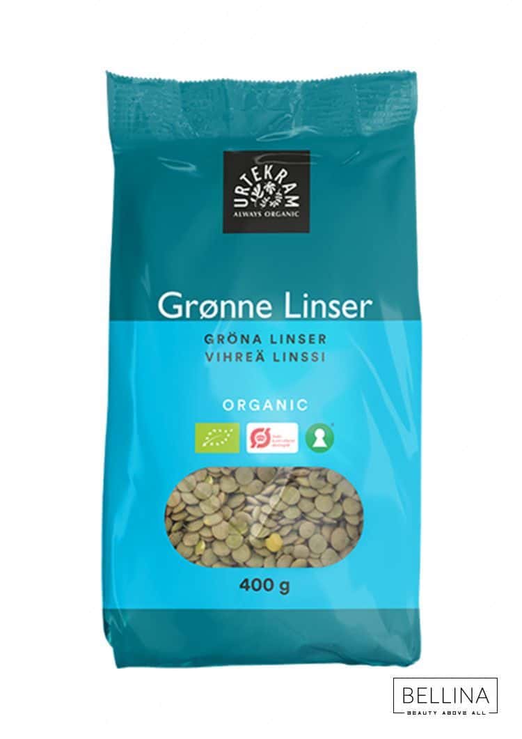 Органска зелена леќа - 400 гр.