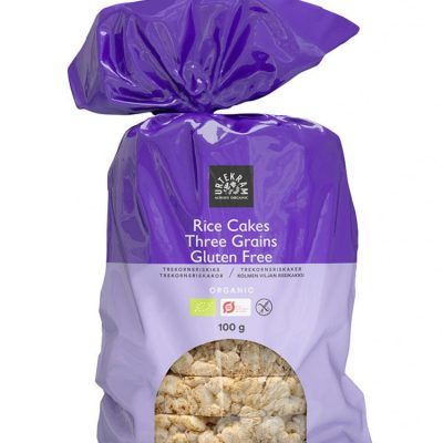 Органски безглутенски оризови галети од три зрна - 100 гр.