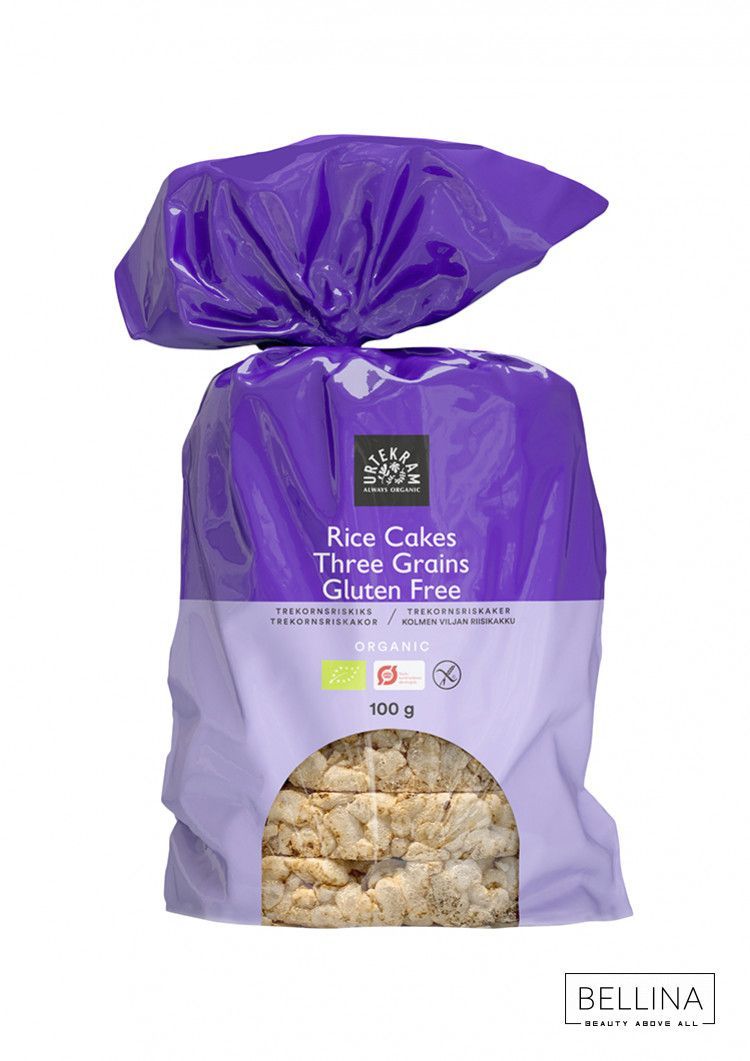 Органски безглутенски оризови галети од три зрна - 100 гр.