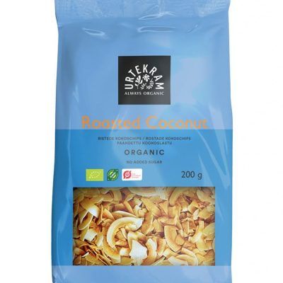 Органски печен чипс од кокос - 200 гр.