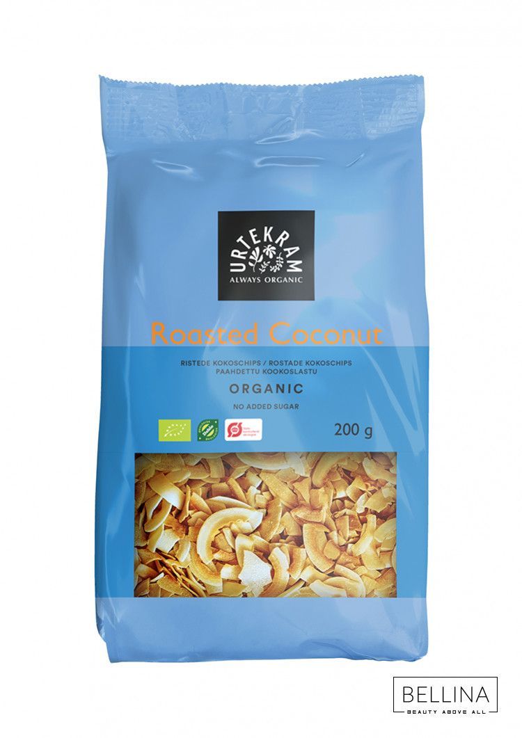 Органски печен чипс од кокос - 200 гр.