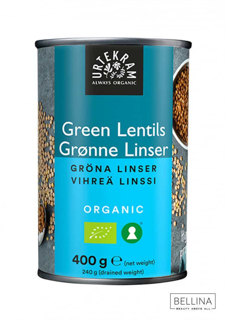 Органска зелена леќа во конзерва - 400 гр.