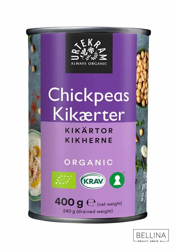 Органски варен наут во конзерва - 400 гр.