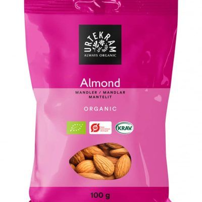 Органски непечени бадеми - 100 гр.