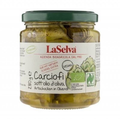 Органски артичоки во маслиново масло - 280 гр.