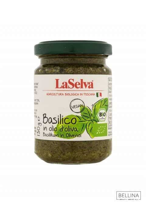 Органско песто од босилек во маслиново масло - 130 гр.