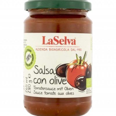 Органски сос од домати со маслинки - 280 гр.