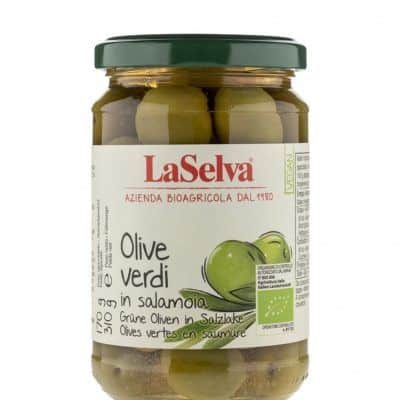 Органски зелени маслинки - 310 гр.