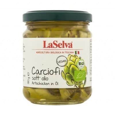 Органски артичоки во масло - 180 гр.
