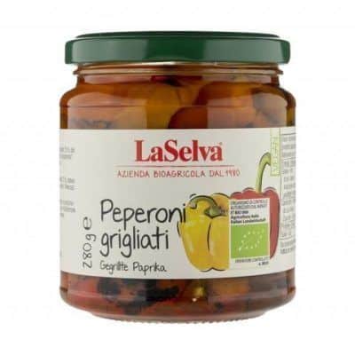 Органски пиперки на скара во масло - 280 гр.