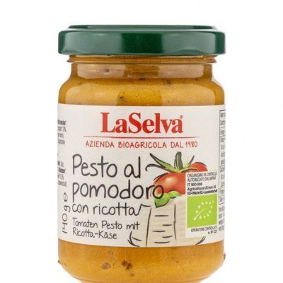 Органско црвено песто со рикота - 140 гр.