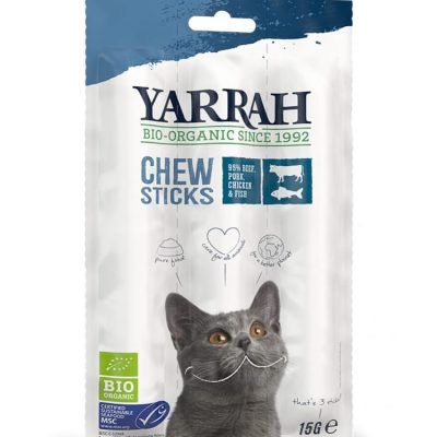 Органски стапчиња за џвакање без житарки за мачки - 15 гр.