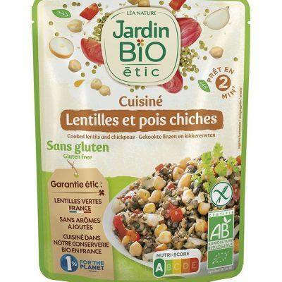 Органска безглутенска инстант леќа со наут - 250 гр.