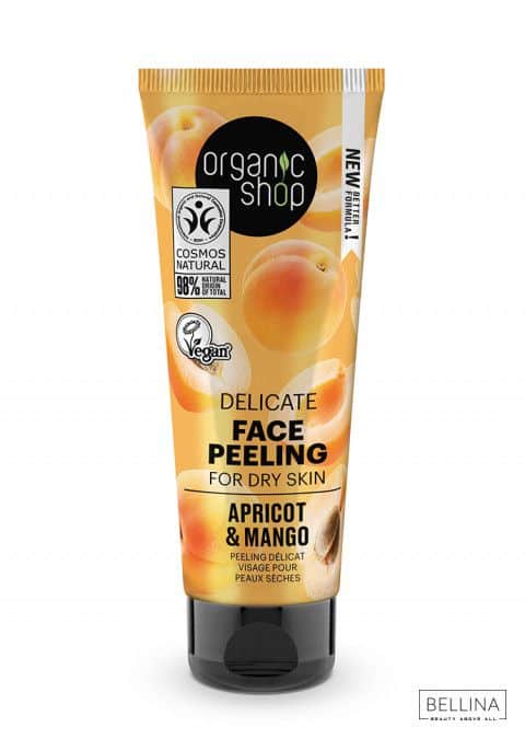 Нежен пилинг за лице од кајсија и манго - 75 мл.