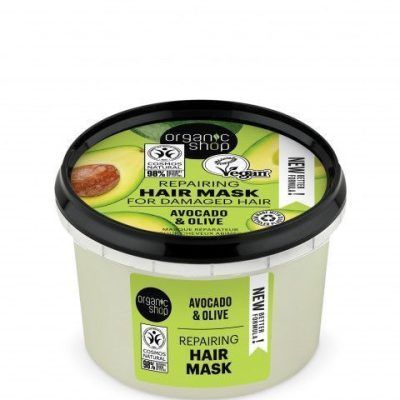 Маска за коса од авокадо и маслинки - 250 мл.