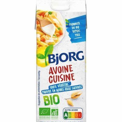 Органски крем за готвење од овес - 200 мл.