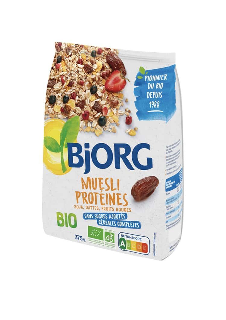 Органски протеински мусли со соја и урми - 375 гр.