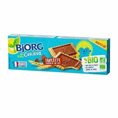 Органски детски чоко бисквит со млечно чоколадо - 126 гр.