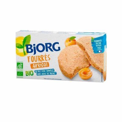 Органски бисквити со фил од кајсија - 175 гр.