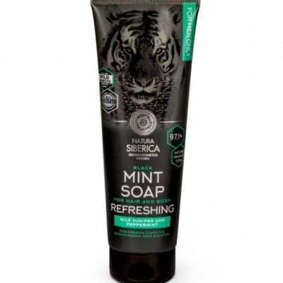 Освежувачки шампон и купка за мажи со екстракт од нане и дива смрека - 200 мл.