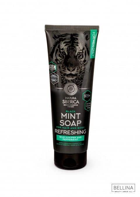 Освежувачки шампон и купка за мажи со екстракт од нане и дива смрека - 200 мл.