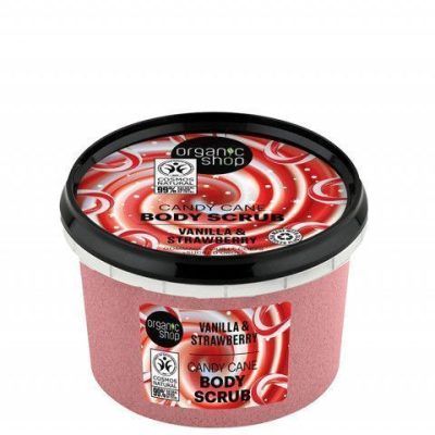 Пилинг за тело од ванила и јагода - 250 мл.