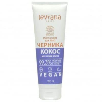 Крем-суфле за тело од кокос и боровница - 250 мл.